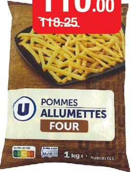 Pommes Allumettes Four 1kg