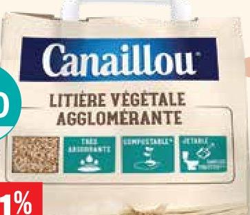 Canaillou Litière Végétale Agglomérante 7L