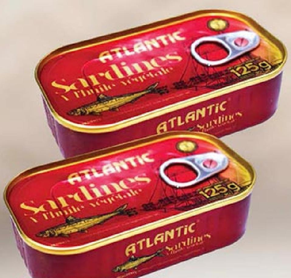 Atlantic Sardines in Vegetable Oil 125G