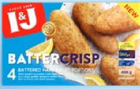 I&J Battercrisps/ Out Of Oven 400g
