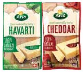 Arla Havarti / Cheddar / Mozzarella / Emmental Cheese 200g