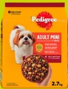Pedigree Adult Mini Dog Food 2.7 kg