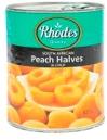 Rhodes Peach Halves in Syrup, 800g can