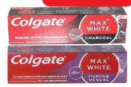 Colgate Maxwhite Toothpaste Optic / Purple / Charcoal le tube de 75ml