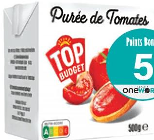 Top Budget Tomato Puree 500g