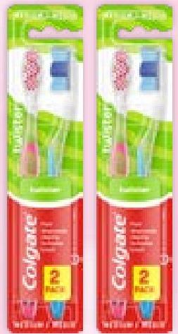 COLGATE Brosse A Dent Twister Medium*2