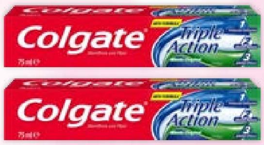 Colgate Dentifrice Triple Action 75ml