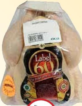 Label 60 Whole Chicken - 500g