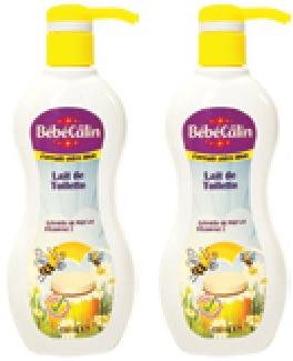 BébéCâlin Lait de Toilette / Extrait de Miel avec Pompe 400ml