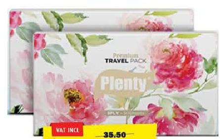 Plenty Travel Premium 3Ply x 50SH