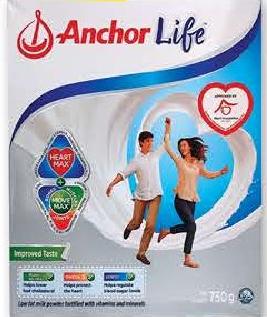 Anchor Life Low Fat Milk Powder Box 750g