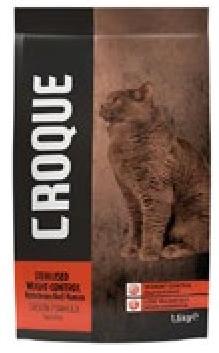 CROQUE Dry Cat Food Pellets 1.5kg Chicken Adult