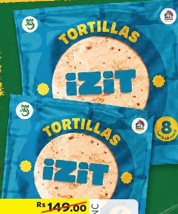 IZIT Tortillas Nature X8 480G