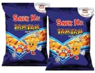 Snek Ku Tamtam Crab Flavoured Snack 80g