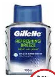 Gillette After Shave Splash Refresh - 100ml