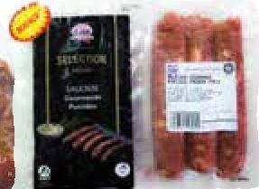 CIDF Saucisse Gourmande Porcidou Frozen Porc - kg