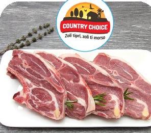 COUNTRY CHOICE BONE IN LAMB BBQ CHOP 500G