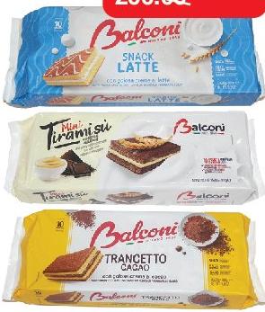 Balconi Mix Max / Mini Tiramisu / Trancetto Cacao / Fragola / Albicocca / Choco Latte / Snack Latte