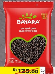 Bayara Black Pepper Whole 100g