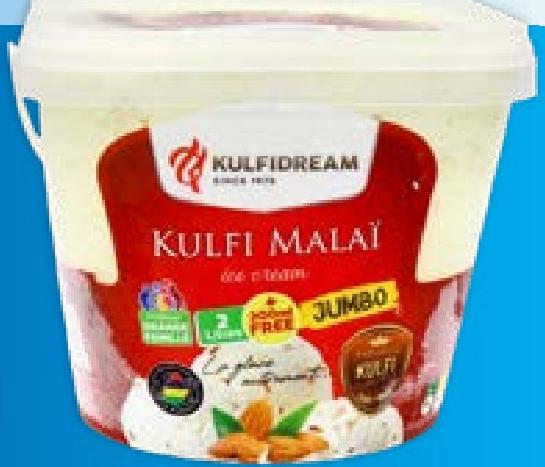 KULFI DREAM Malai Ice Cream Tub 2.2lt