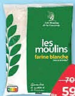 Les Moulins de la Concorde Farine Blanche 2 kg