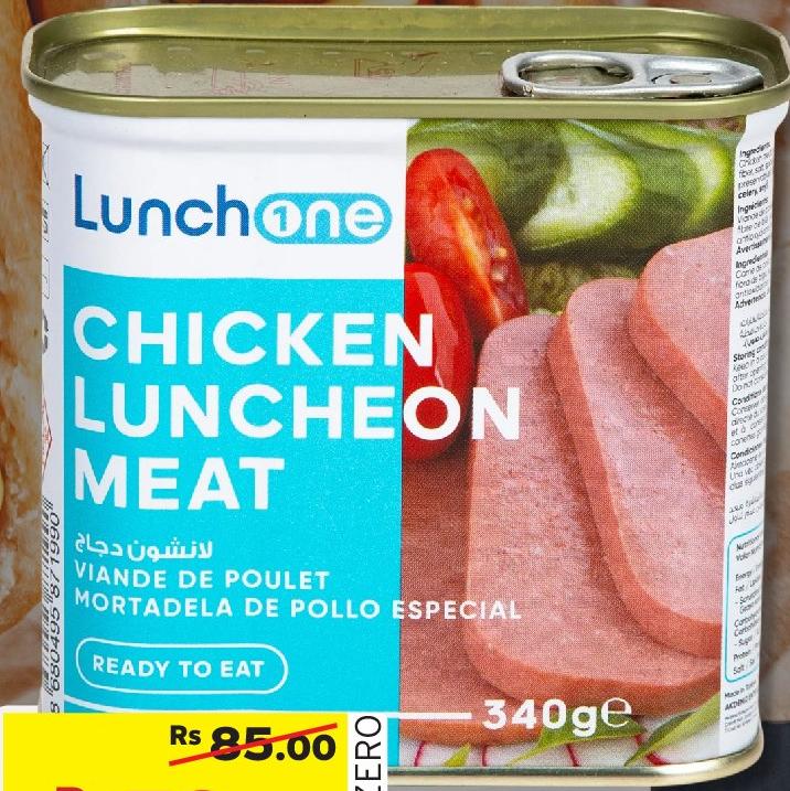 Lunch-One Chicken Luncheon Meat Rectangular 340g