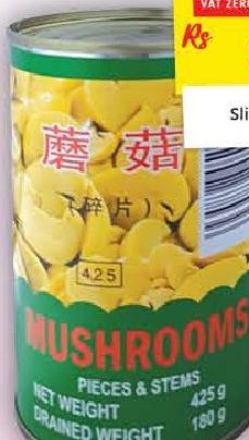 Hibiscus Sliced Mushrooms 425g