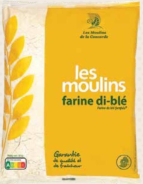 Les Moulins Farine Di-Blé 2kg