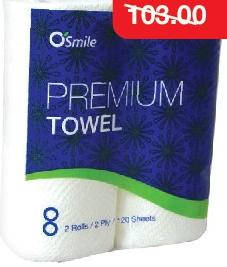 O'Smile Premium Towel 2 Ply x2