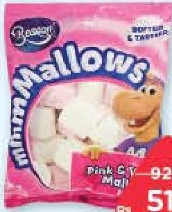 Beacon Mallows Blueberry, Bubblegum, Pink & White, Twisters, White 135/150 g