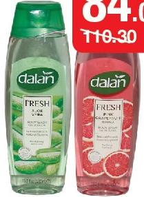 Dalan Fresh Shower Gel Aloe Vera / Sea Mineral / Pink Grapefruit le flacon de 450ml