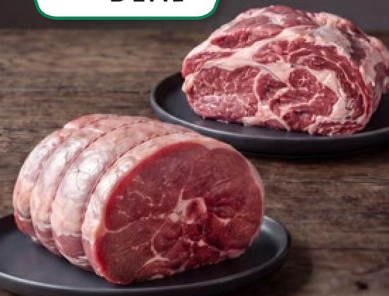 Lamb Boneless Leg + Lamb Boneless Shoulder