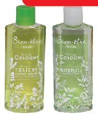 Eau de Cologne - Bien-être Fraîche / Naturelle le flacon de 500ml