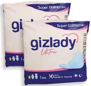 Gizlady Ultra Sanitary Napkins Normal x10