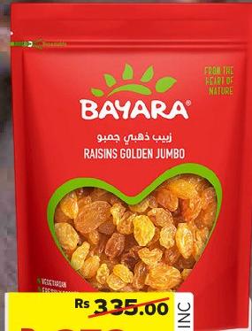 Bayara Raisins Golden Jumbo 400g