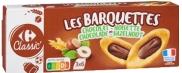 Les barquettes choco noisettes Carrefour La boîte de 120 g