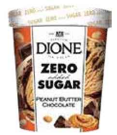 Dione Ice Cream Peanut Butter with Chocolate Zero Added Sugar 475ml