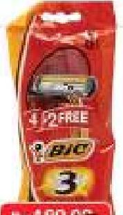 BIC 3 Sensitive 4+2 Free Razors