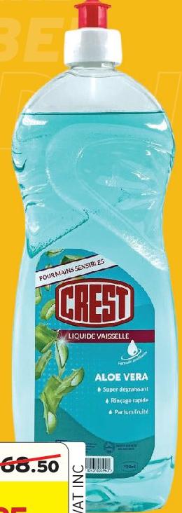CREST LIQUIDE VAISSELLE 750ML (GAMME)