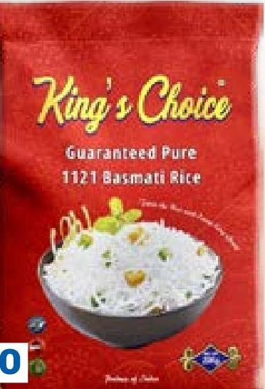 King's Choice 1121 Basmati Rice 20 KG