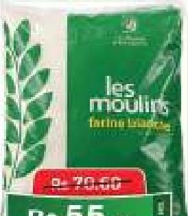 Les Moulins Farine Blanches 2kg