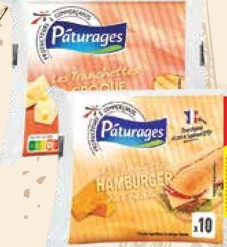 Paturages Tranchettes Hamburger/Croque Monsieur 200g