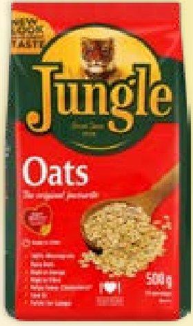 JUNGLE Cooking Oats 500g
