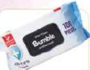 BUMBLE Antibacterial Wet Wipes X 100Pcs (Maximum Protection)