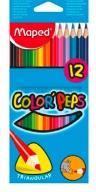 Maped Color Peps Triangular Pencils, 12 Count