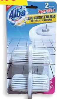 Alba Bloc Cuvette Eau Bleu