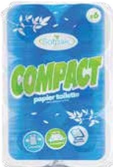 Sofpak Compact Papier Toilette x 6