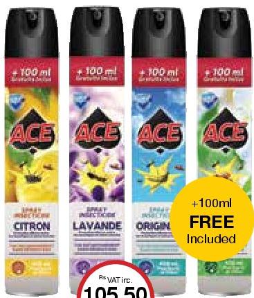 ACE Insecticide Spray all refs - 400ml