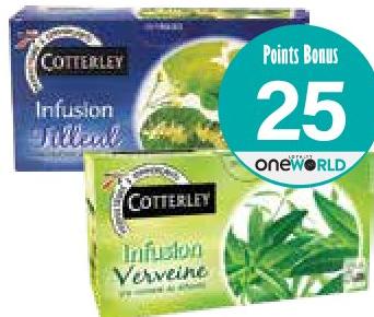 Cotterley Infusion Tilleul / Verveine 32.5g - 40g