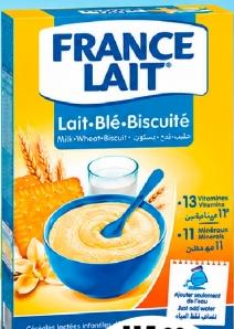 FRANCE LAIT Milk-Wheat-Biscuit Infant Cereals